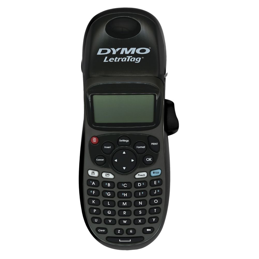 DYMO LetraTag Black Label Maker Starter Pack LT-100H